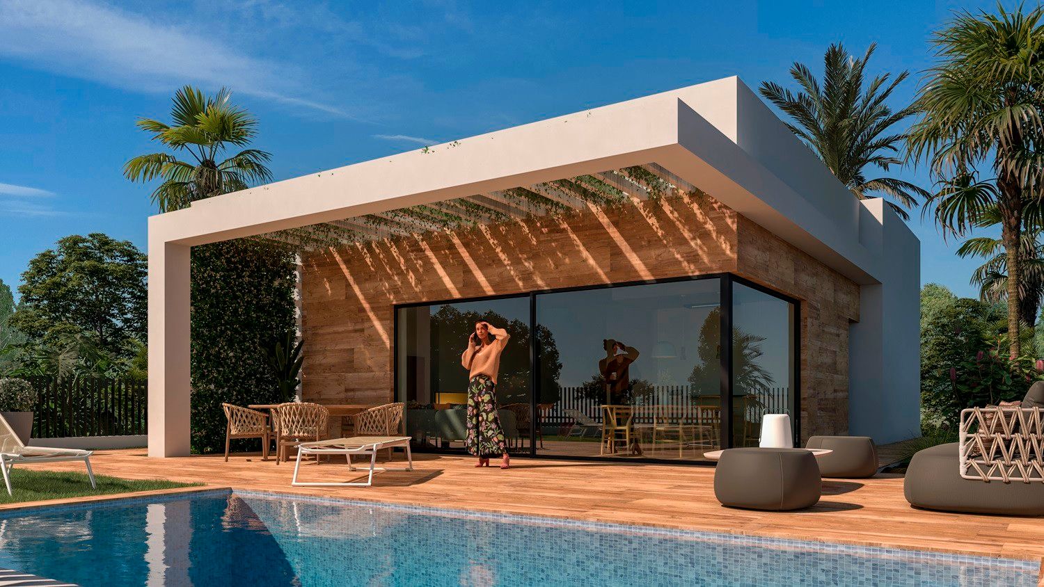 Terrassa de Casa o xalet en venda en Los Alcázares amb Piscina