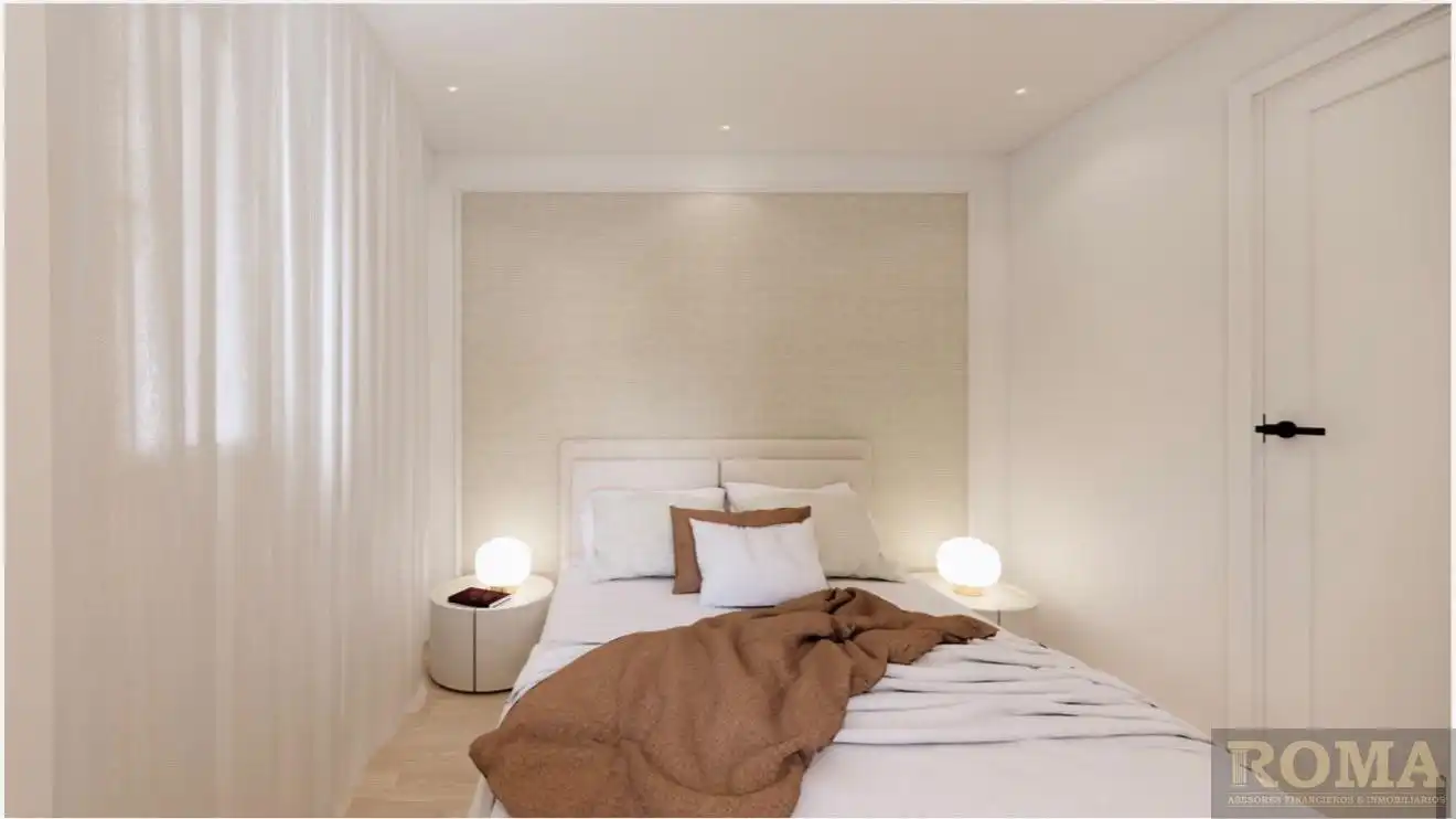 Schlafzimmer von Wohnung zum Verkauf in Salamanca mit Heizung, Möbliert und Balkon