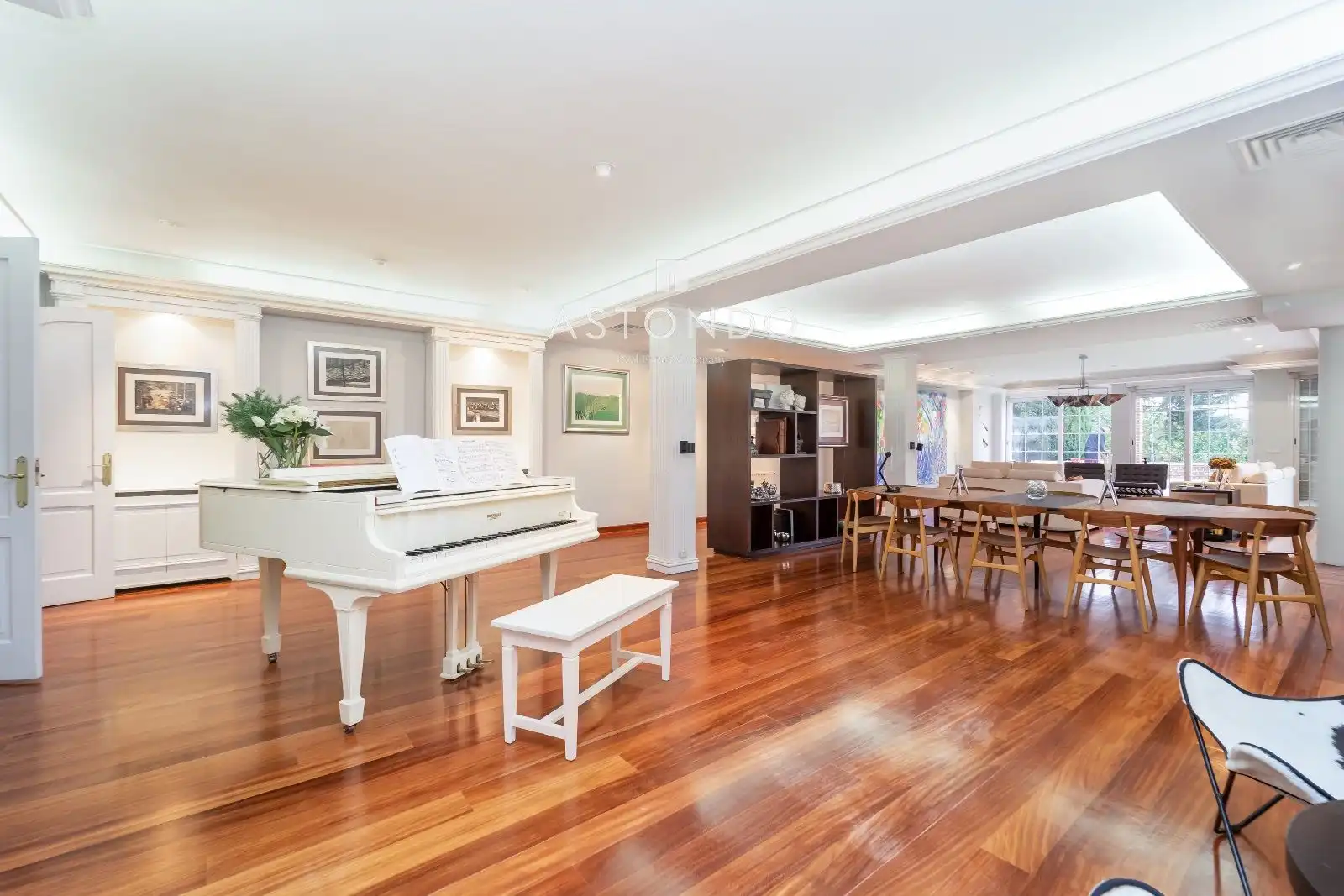 Dining room of Houses for rent in Madrid  with Air Conditioner, Heating and Terrace