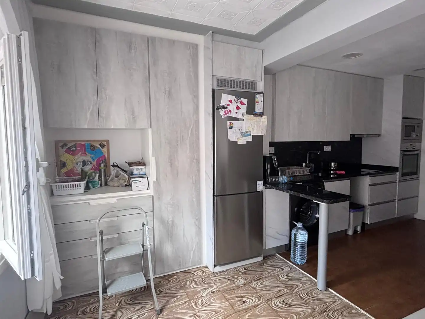 Cocina de Piso en venta en Calahorra con Calefacción, Terraza y Amueblado