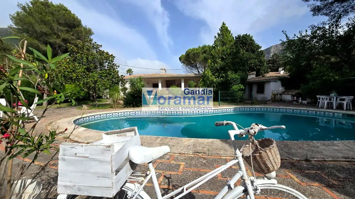 Jardín de Casa o chalet de alquiler en Barx con Jardín privado, Terraza y Piscina