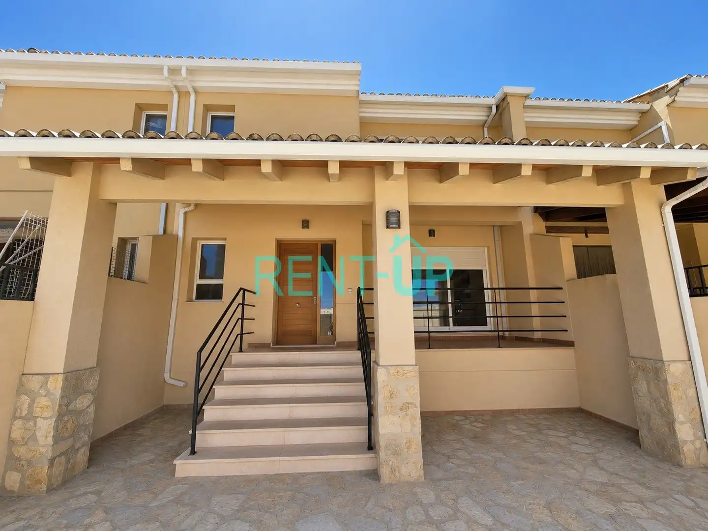 Vista exterior de Casa adosada en venta en Novelé  / Novetlè con Aire acondicionado, Jardín privado y Terraza
