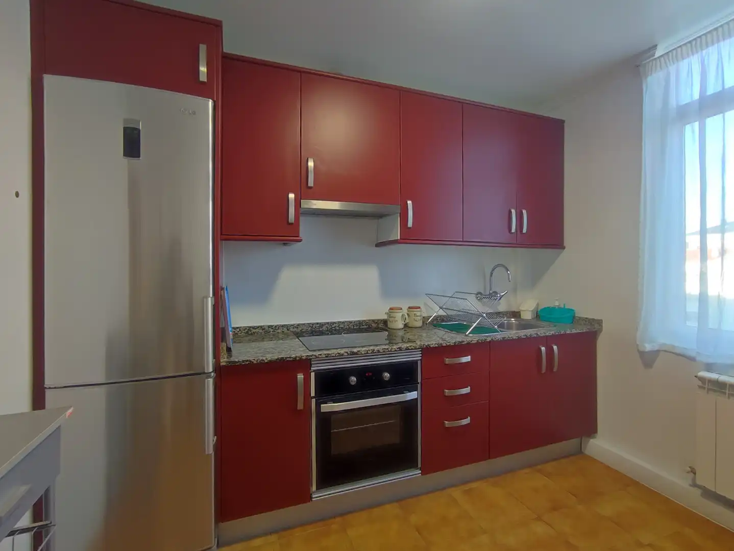 Kitchen of Flat for rent in Ferrol  with Heating, Storage room and Oven