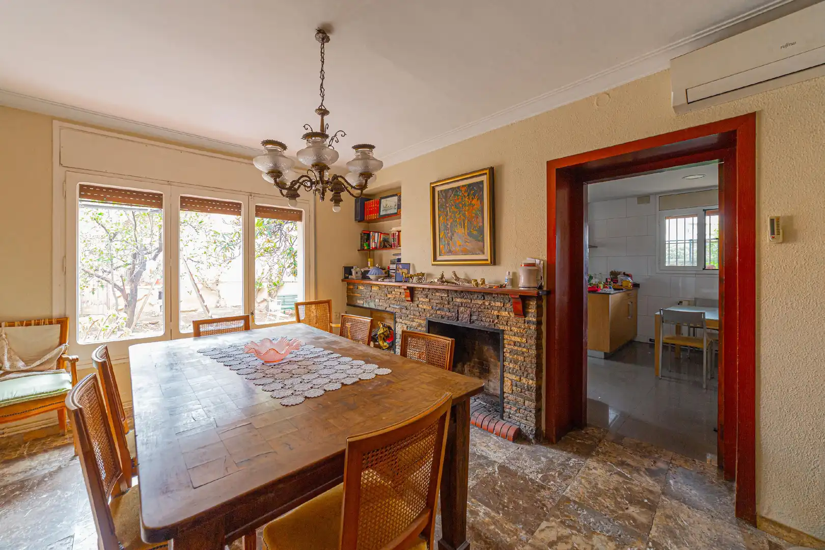 Dining room of Houses for sale in Sant Feliu de Llobregat  with Heating, Private garden and Balcony