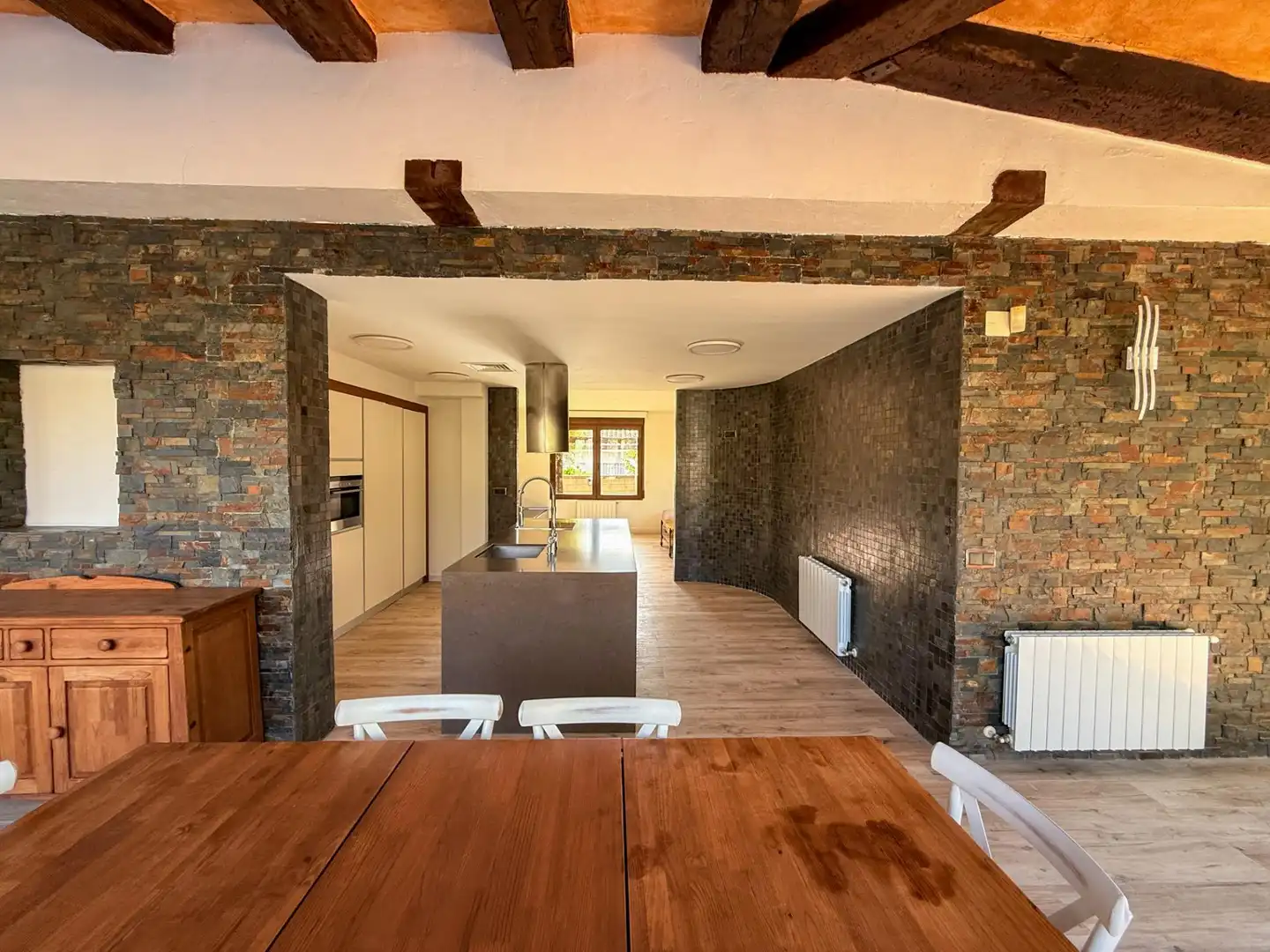 Küche von Haus oder Chalet zur Miete in San Antonio de Benagéber mit Klimaanlage, Heizung und Privatgarten