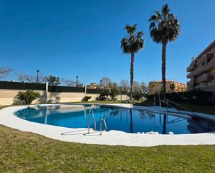Swimming pool of Planta baja for sale in Algarrobo  with Air Conditioner, Heating and Parquet flooring