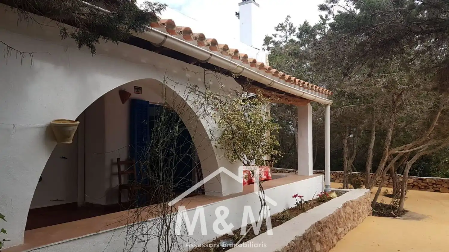 Vista exterior de Casa o chalet de alquiler en Formentera con Piscina