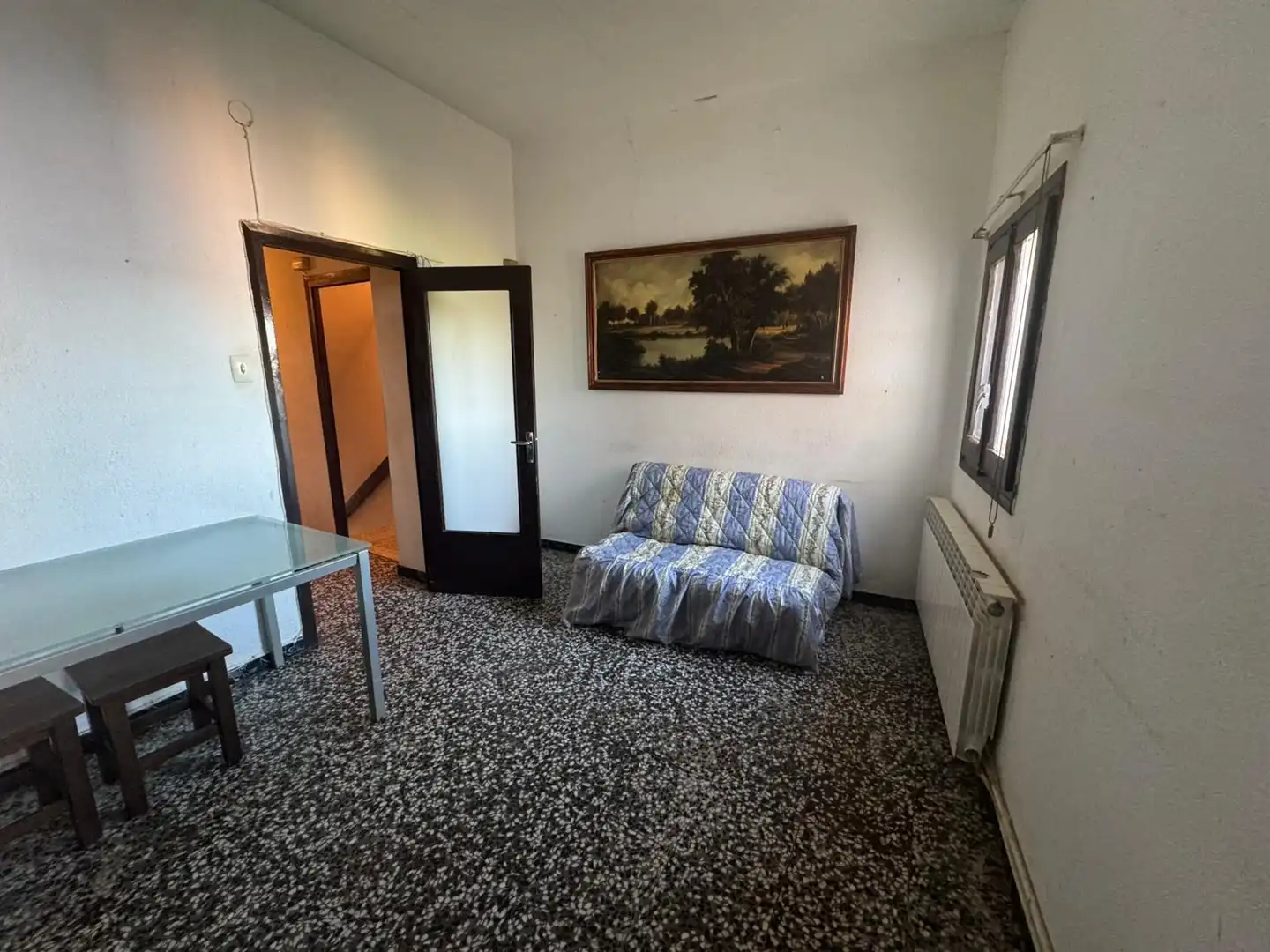 Sala d'estar de Finca rústica en venda en Alcampell amb Calefacció, Terrassa i Traster