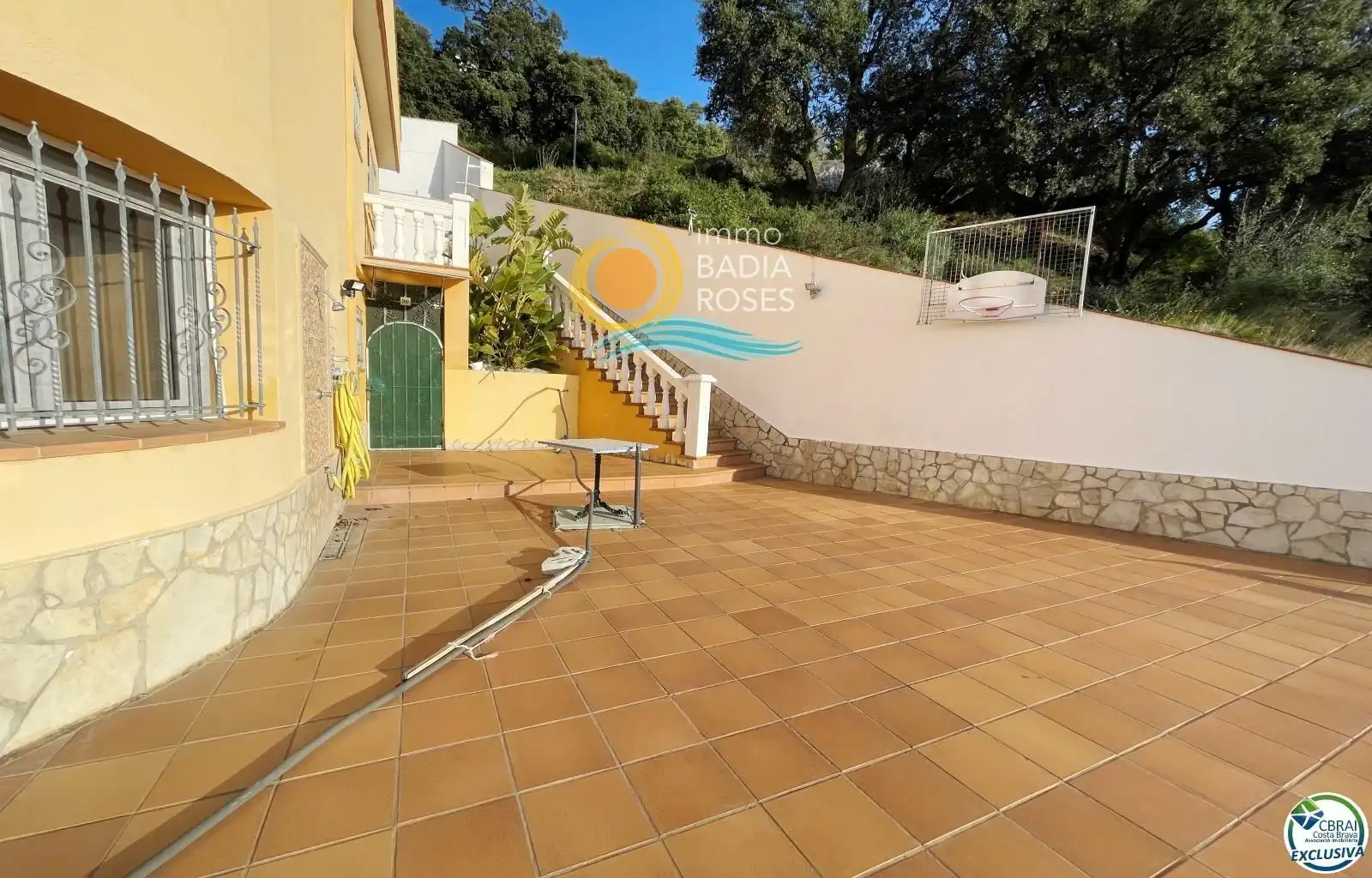 Exterior view of Houses for sale in Roses  with Terrace, Storage room and Swimming Pool