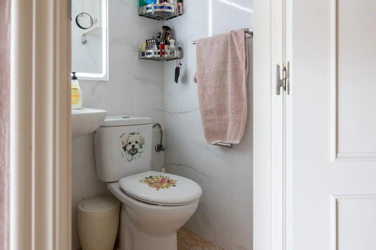 Baño de Casa adosada en venta en Niebla con Aire acondicionado, Calefacción y Terraza