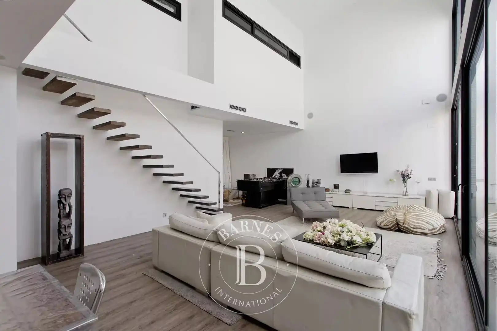 Wohnzimmer von Loft zum Verkauf in Barcelona mit Klimaanlage, Heizung und Terrasse