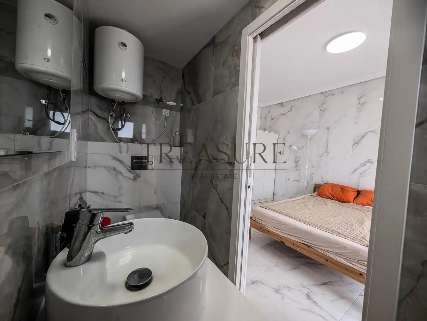Bathroom of Houses for sale in La Manga del Mar Menor  with Air Conditioner, Private garden and Terrace