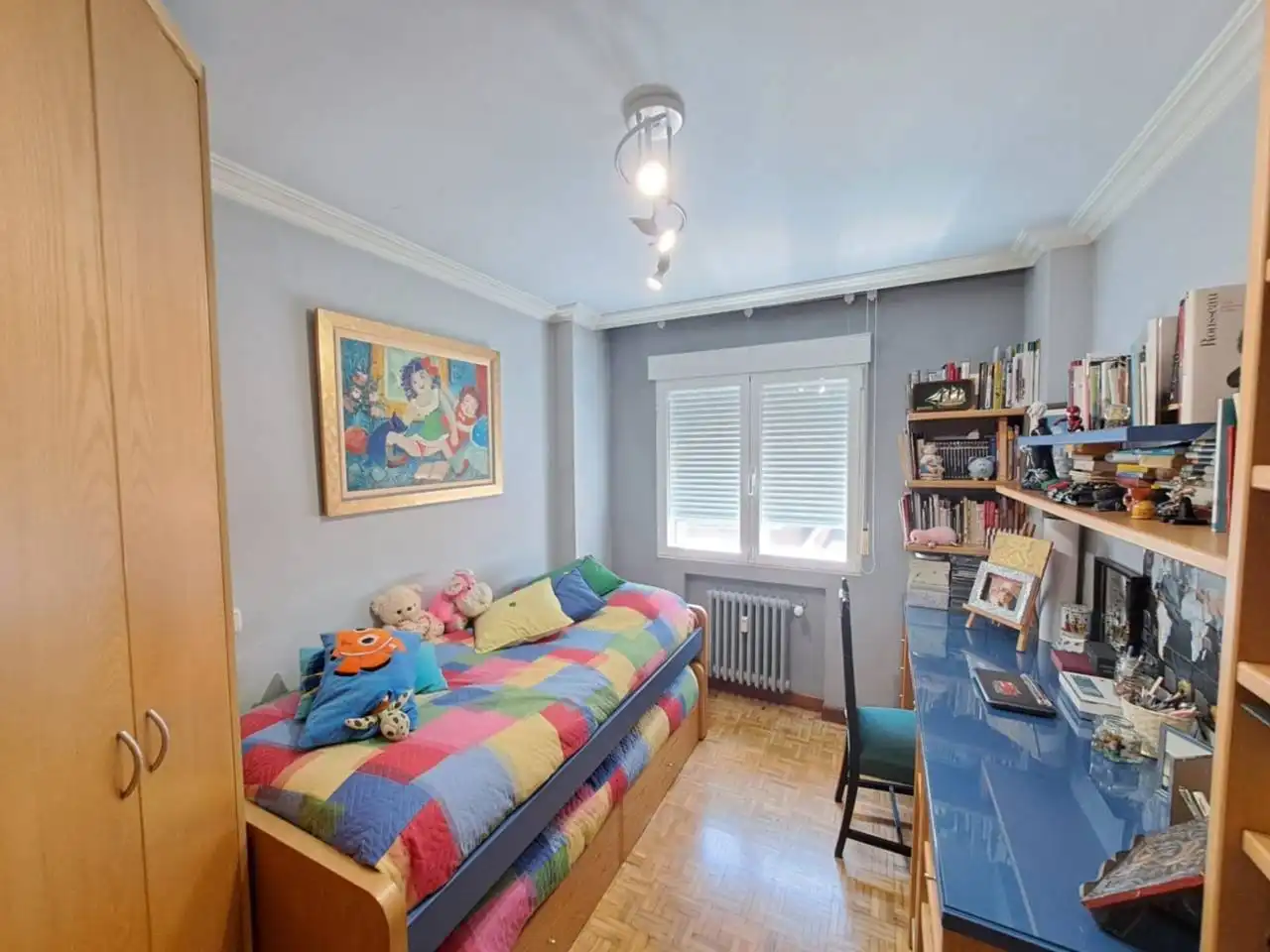 Bedroom of Flat for sale in Burgos  with Heating, Terrace and Alarm