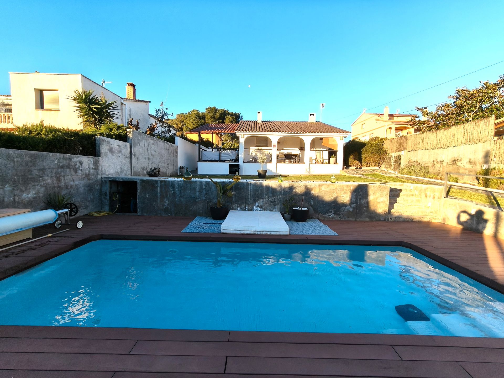 Swimming pool of House or chalet for sale in La Pobla de Montornès    with Air Conditioner, Heating and Private garden