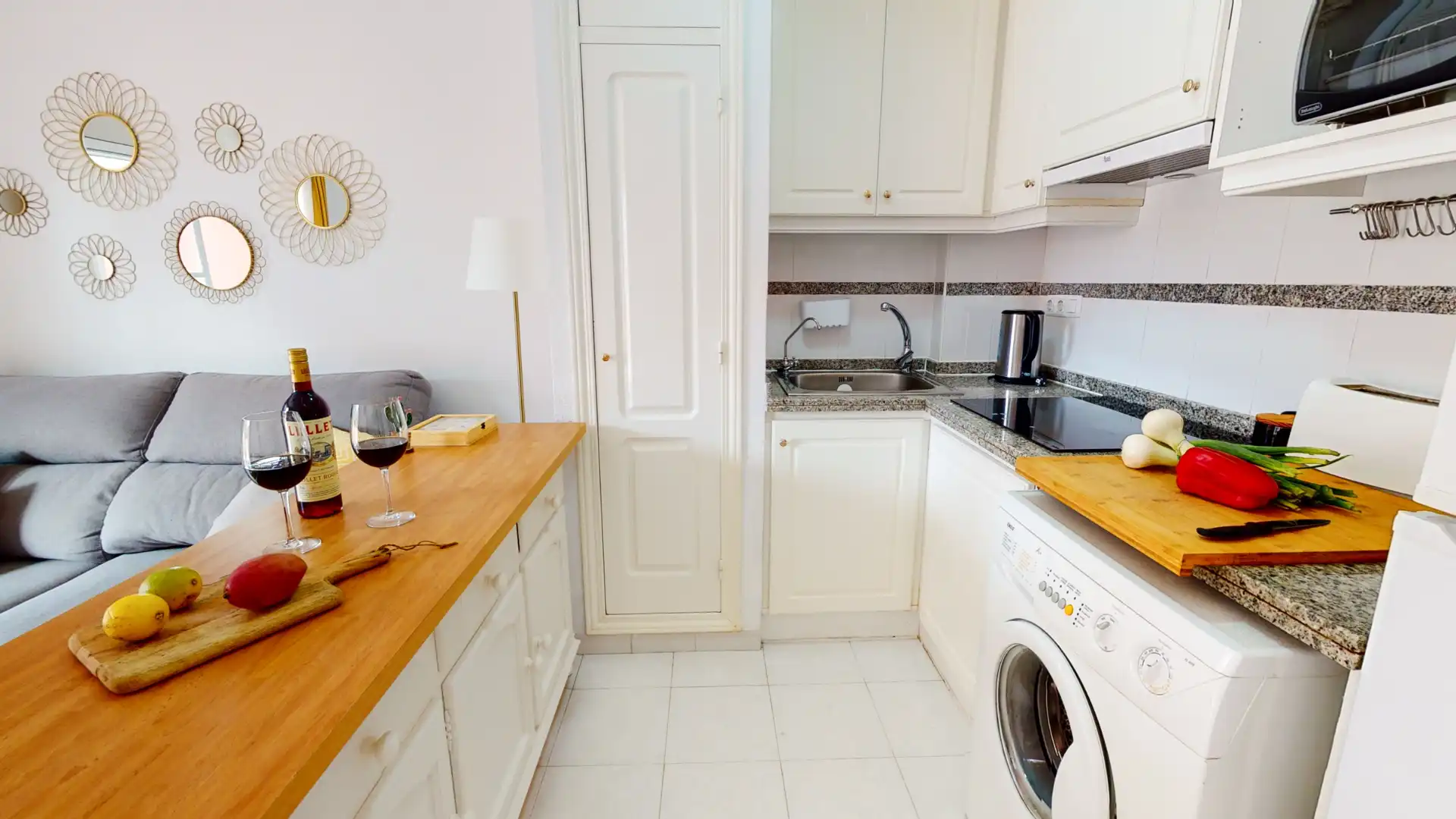 Kitchen of Apartments for rent in Dénia  with Air Conditioner, Heating and Terrace