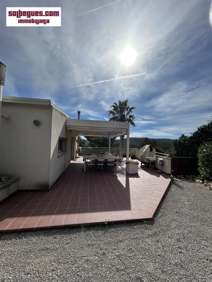 Terraza de Casa o chalet en venta en Begues con Aire acondicionado, Calefacción y Jardín privado