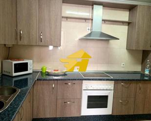 Kitchen of Flat to rent in Málaga Capital  with Air Conditioner, Private garden and Furnished