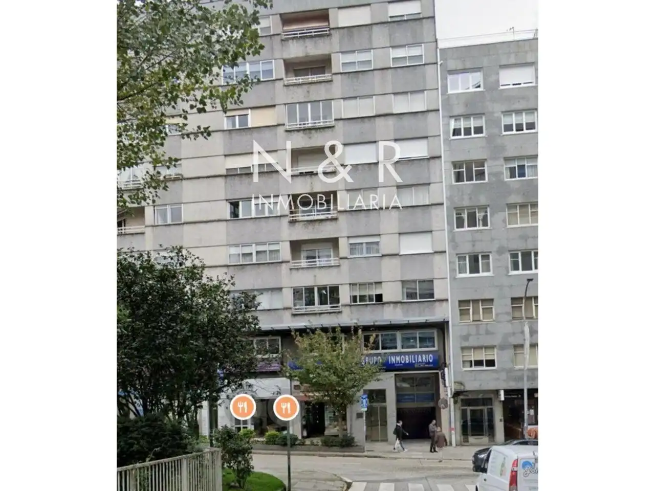 Exterior view of Flat for rent in Santiago de Compostela   with Furnished