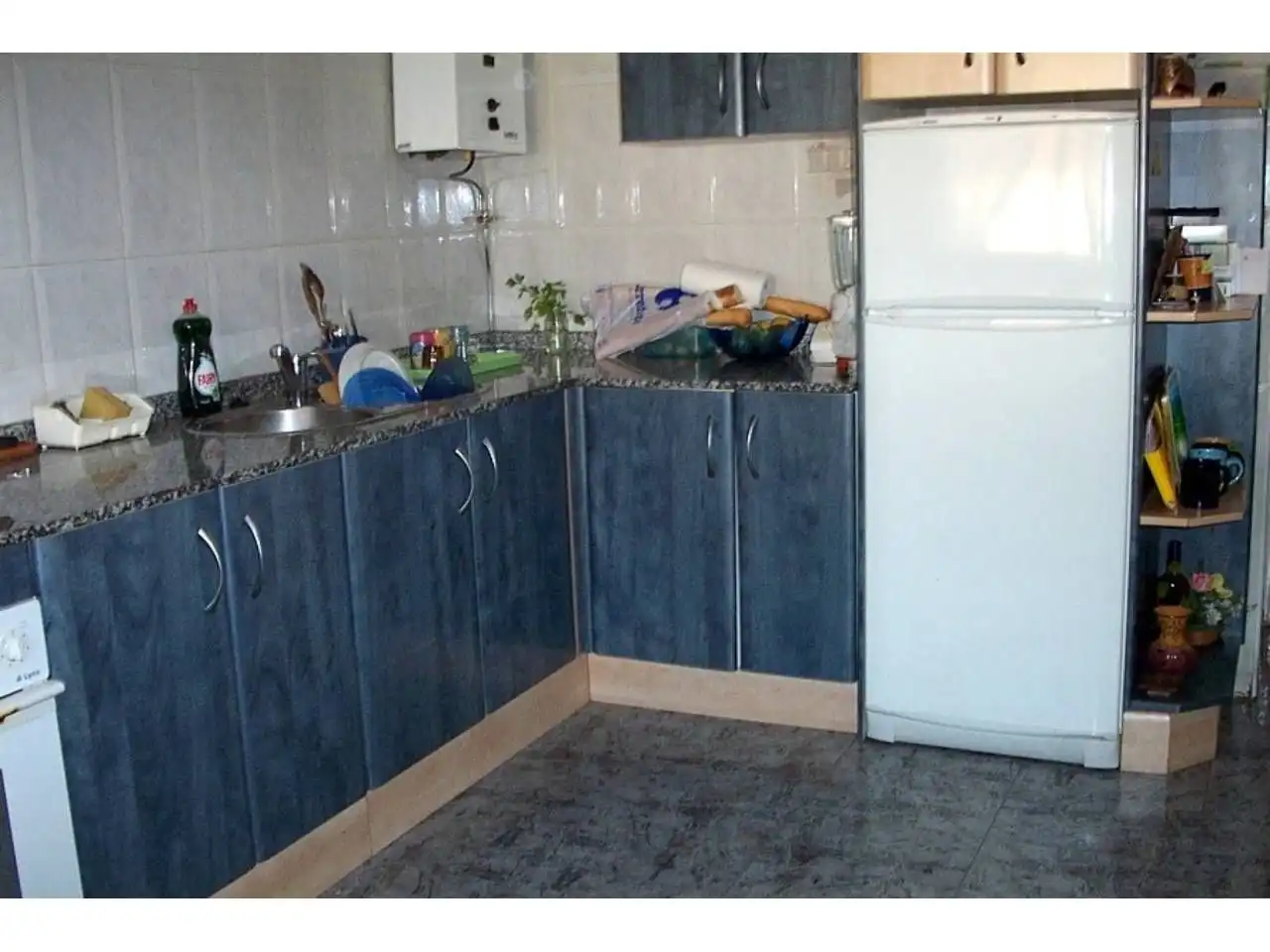 Cocina de Casa o chalet en venta en Bercianos del Páramo con Parquet, Terraza y Amueblado