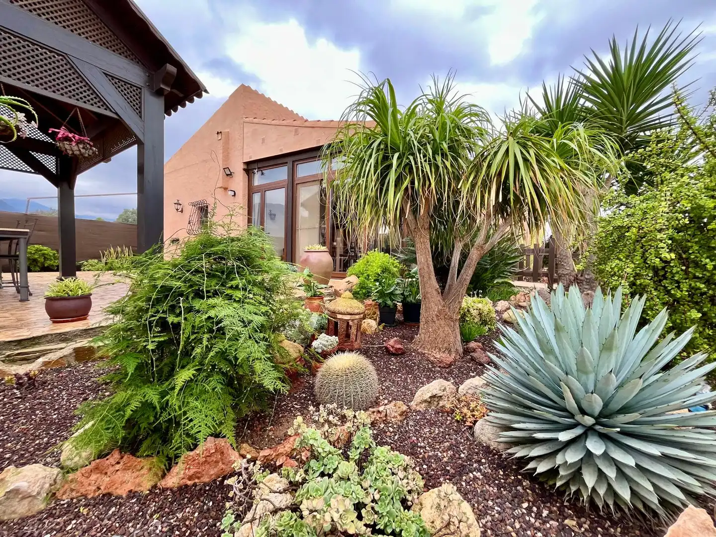 Garden of Detached homes for sale in Mojácar  with Air Conditioner, Heating and Private garden