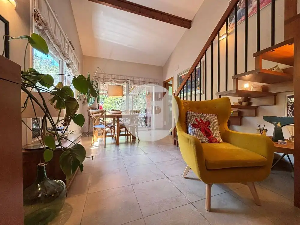 Living room of Detached homes for sale in L'Ametlla del Vallès  with Air Conditioner, Heating and Terrace