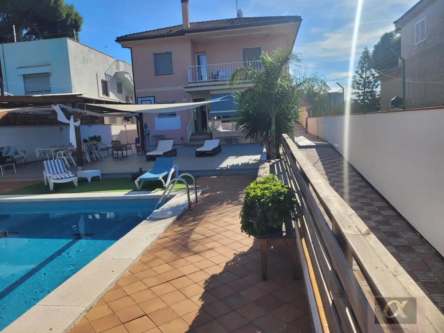 Swimming pool of Houses for sale in Canyet - Pomar