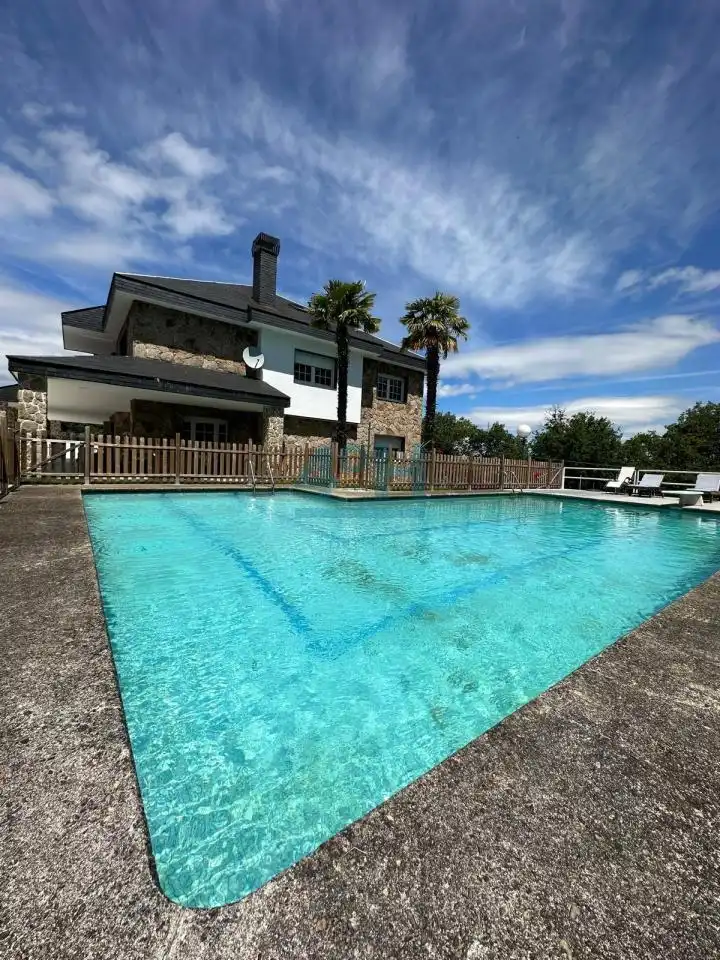 Swimming pool of Houses for sale in Taboadela  with Heating, Private garden and Terrace