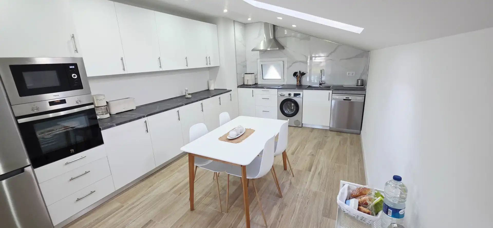 Cocina de Estudio de alquiler en Sopela con Calefacción, Amueblado y Horno