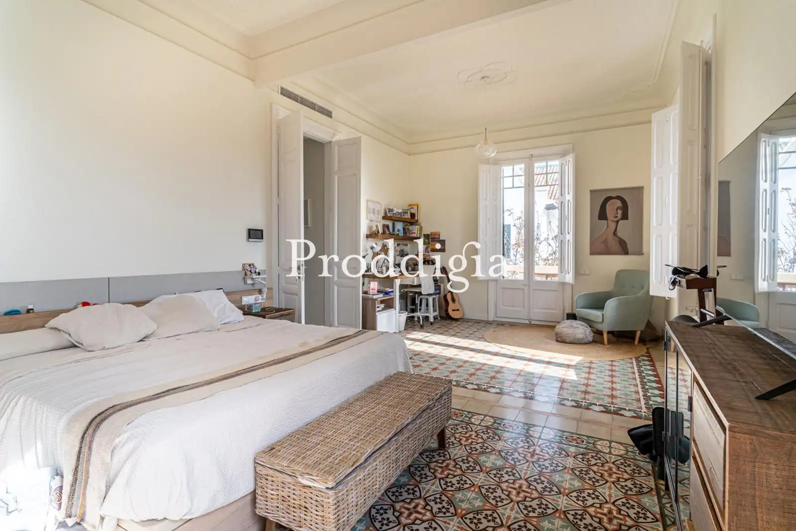 Bedroom of Houses for rent in Sant Cugat del Vallès  with Air Conditioner, Heating and Swimming Pool