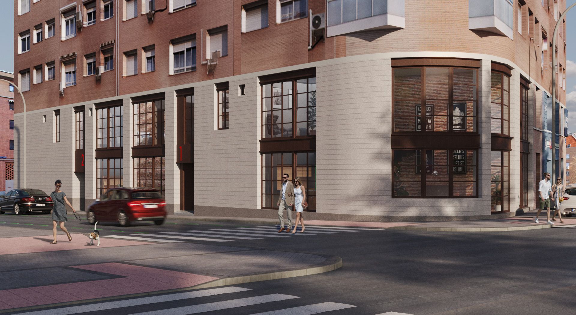 Exterior view of Duplex for sale in  Madrid Capital