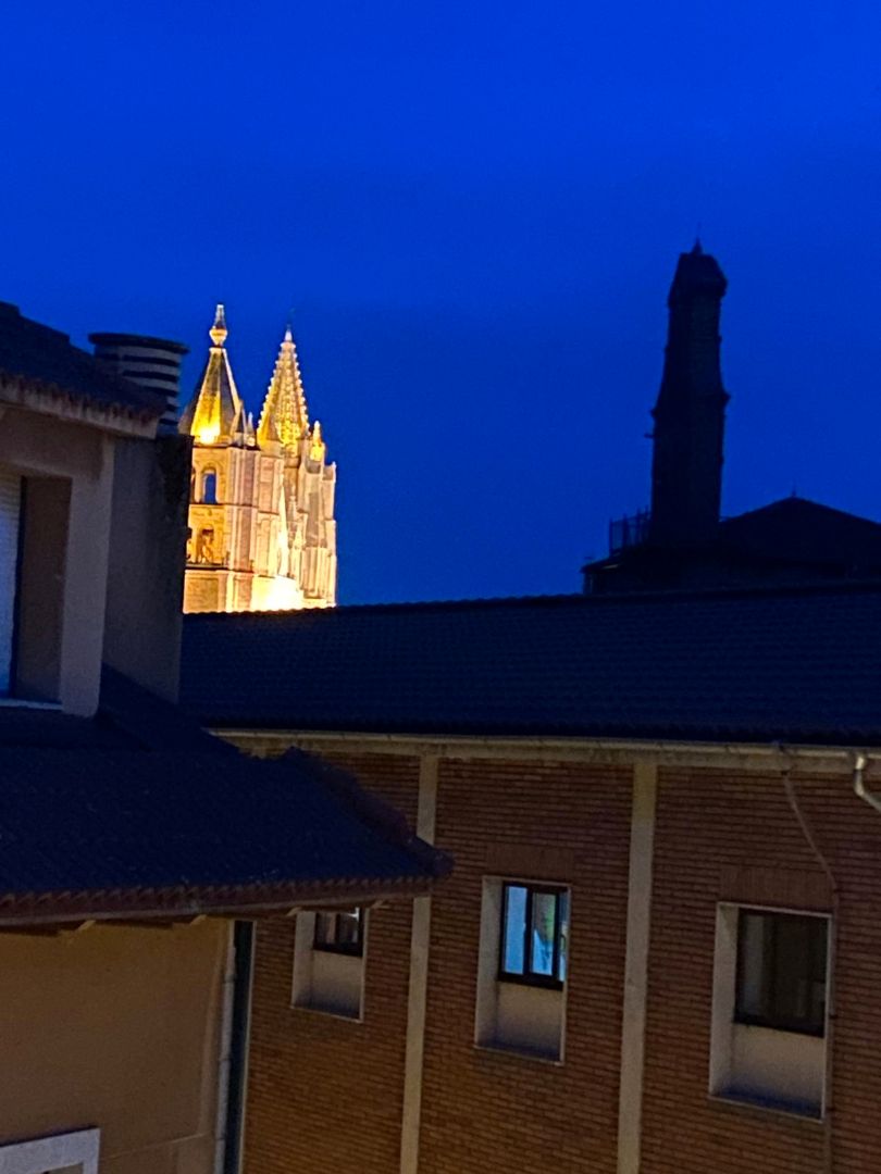 Vista exterior de Àtic en venda en León Capital  amb Calefacció, Moblat i Rentadora