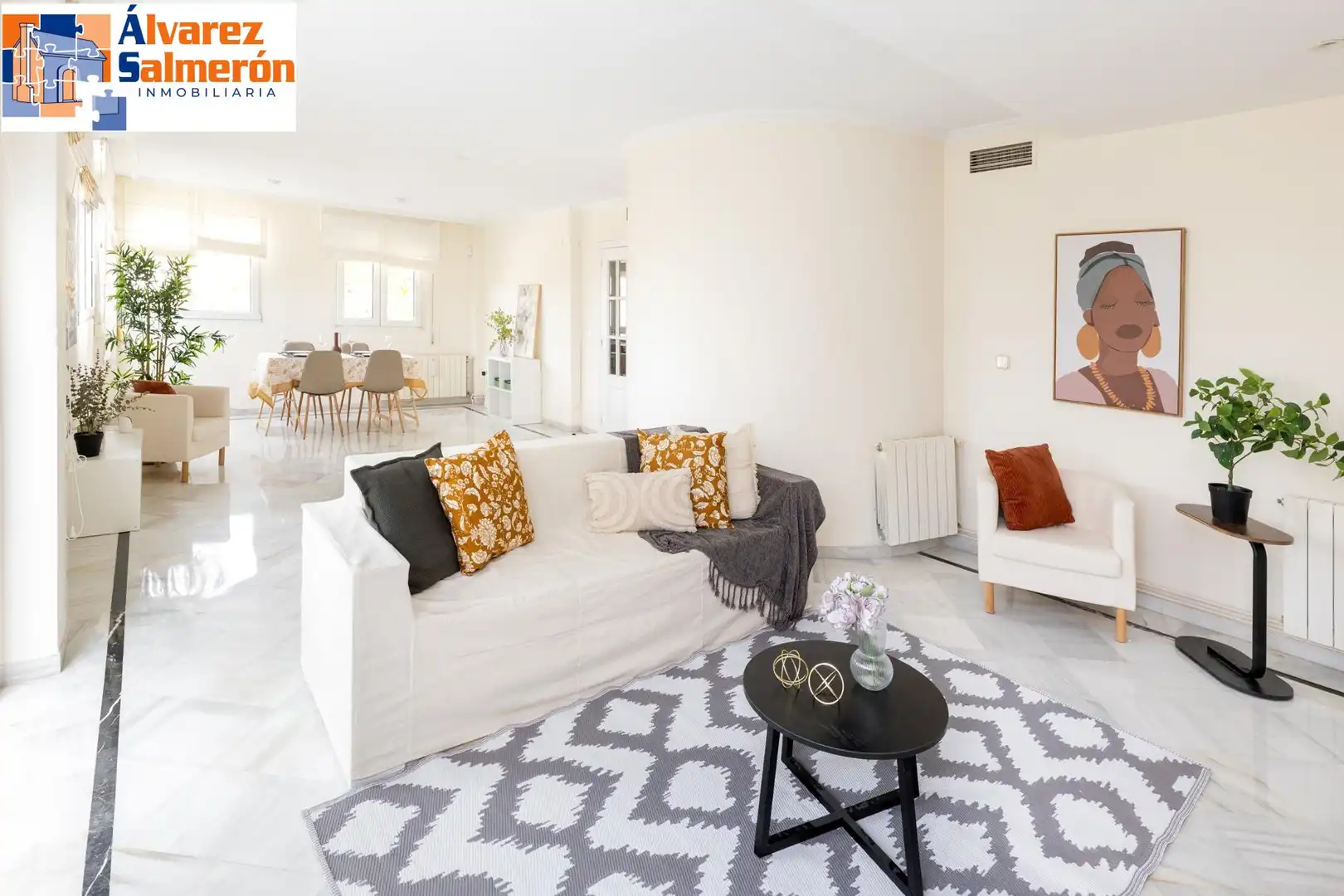 Living room of Houses for sale in Granada  with Air Conditioner, Private garden and Terrace