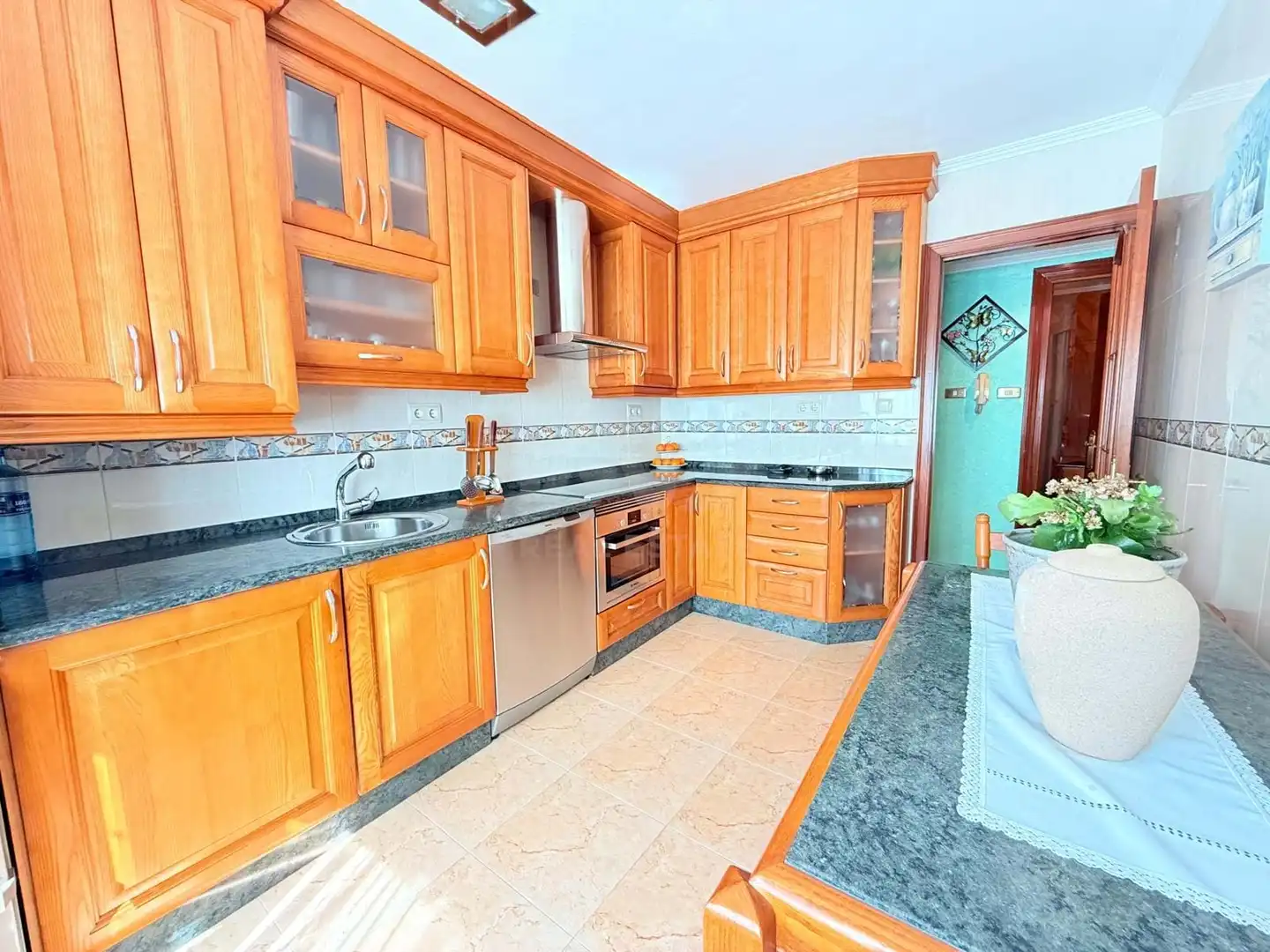 Kitchen of Flat for sale in Gijón   with Heating