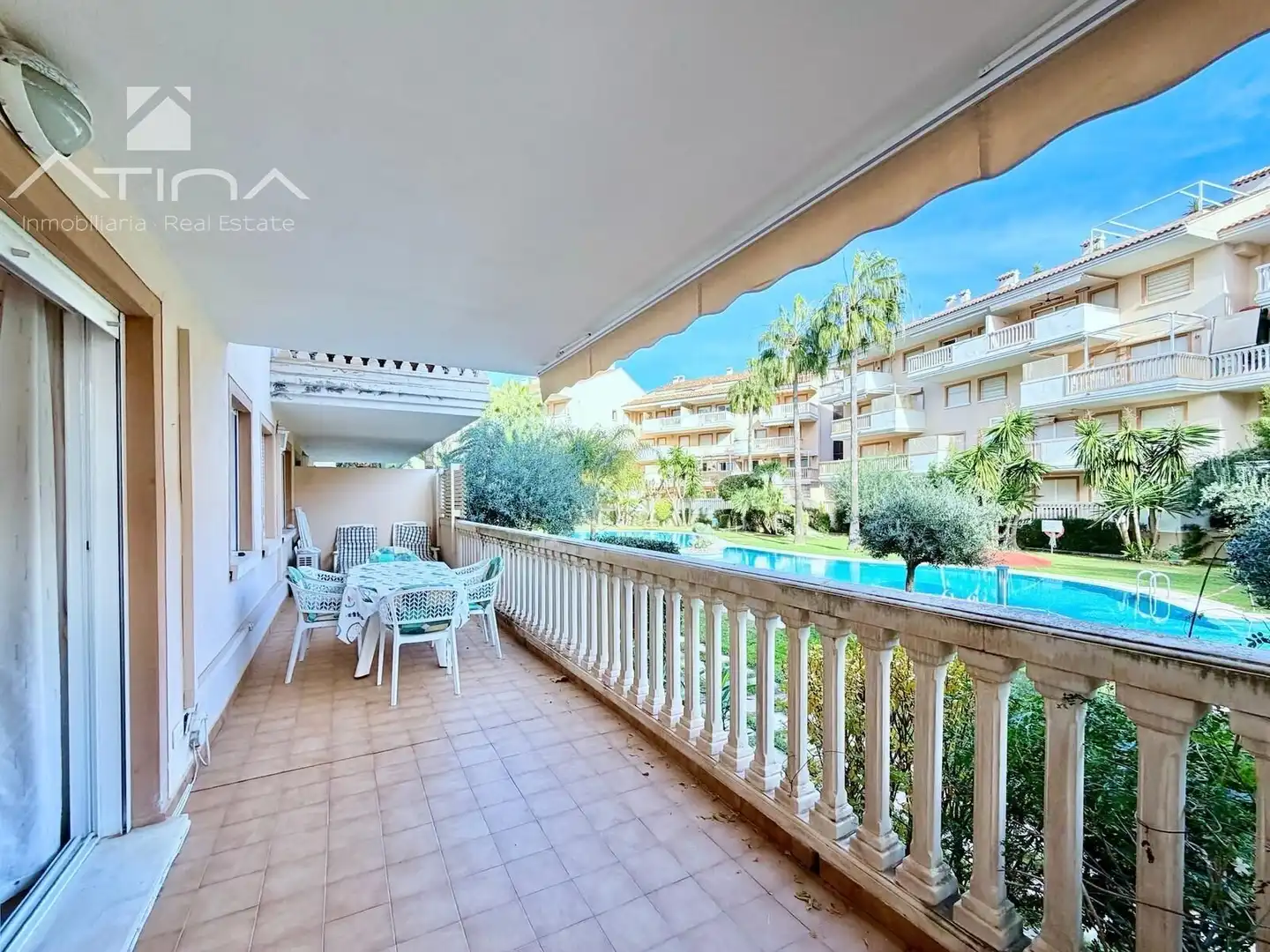 Terraza de Apartamento en venta en Jávea / Xàbia con Aire acondicionado, Calefacción y Jardín privado