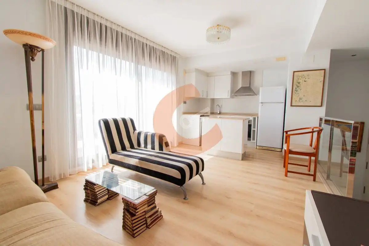Sala de estar de Piso en venta en El Vendrell con Aire acondicionado, Calefacción y Parquet