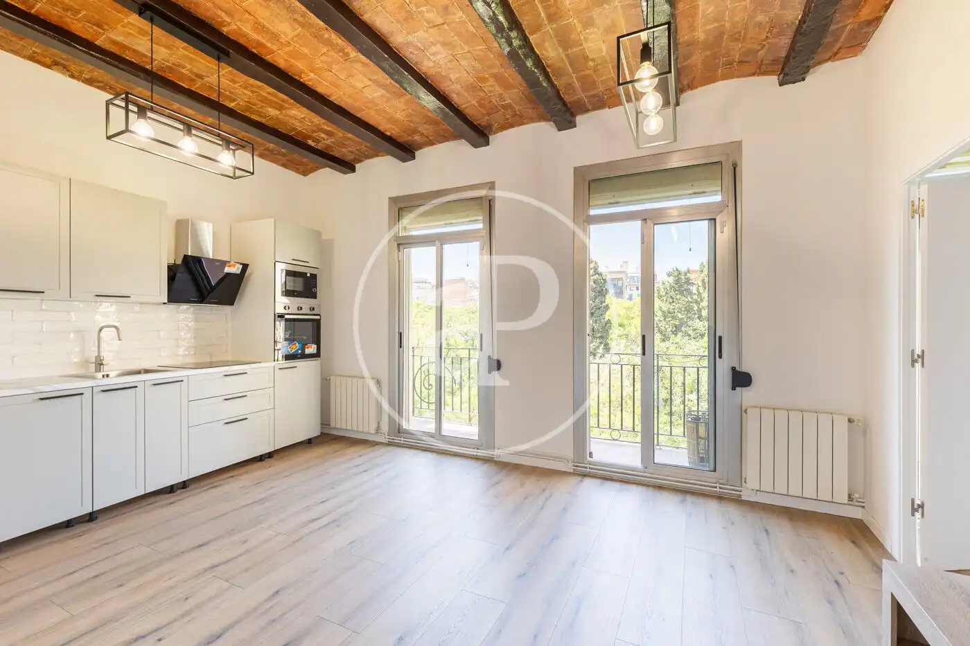 Cocina de Piso en venta en Barcelona con Aire acondicionado, Calefacción y Balcón