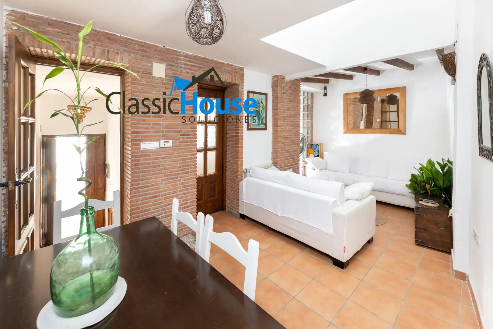 Comedor de Casa adosada en venta en Granada con Terraza, Amueblado y Horno