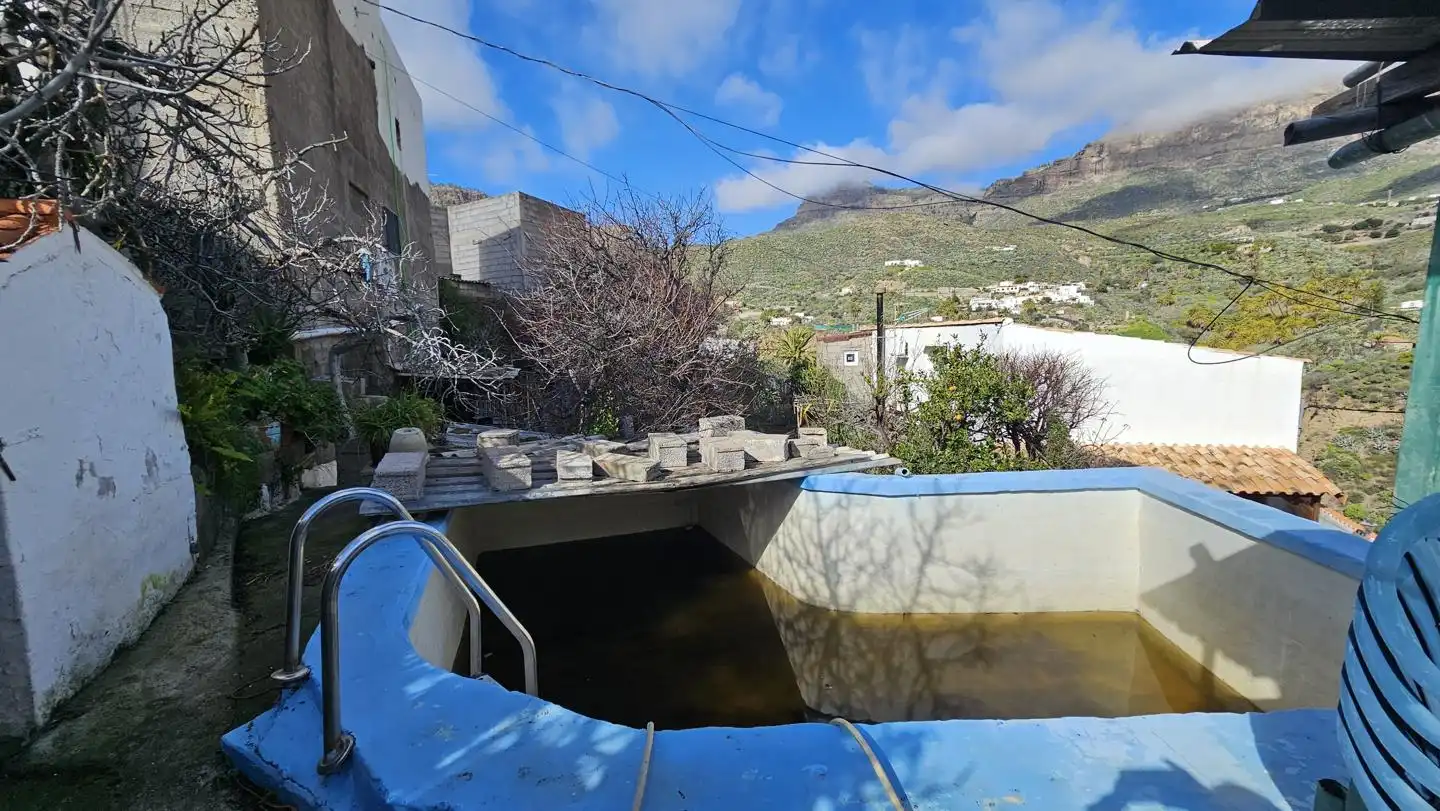 Piscina de Casa o xalet en venda en San Bartolomé de Tirajana amb Jardí privat, Terrassa i Piscina