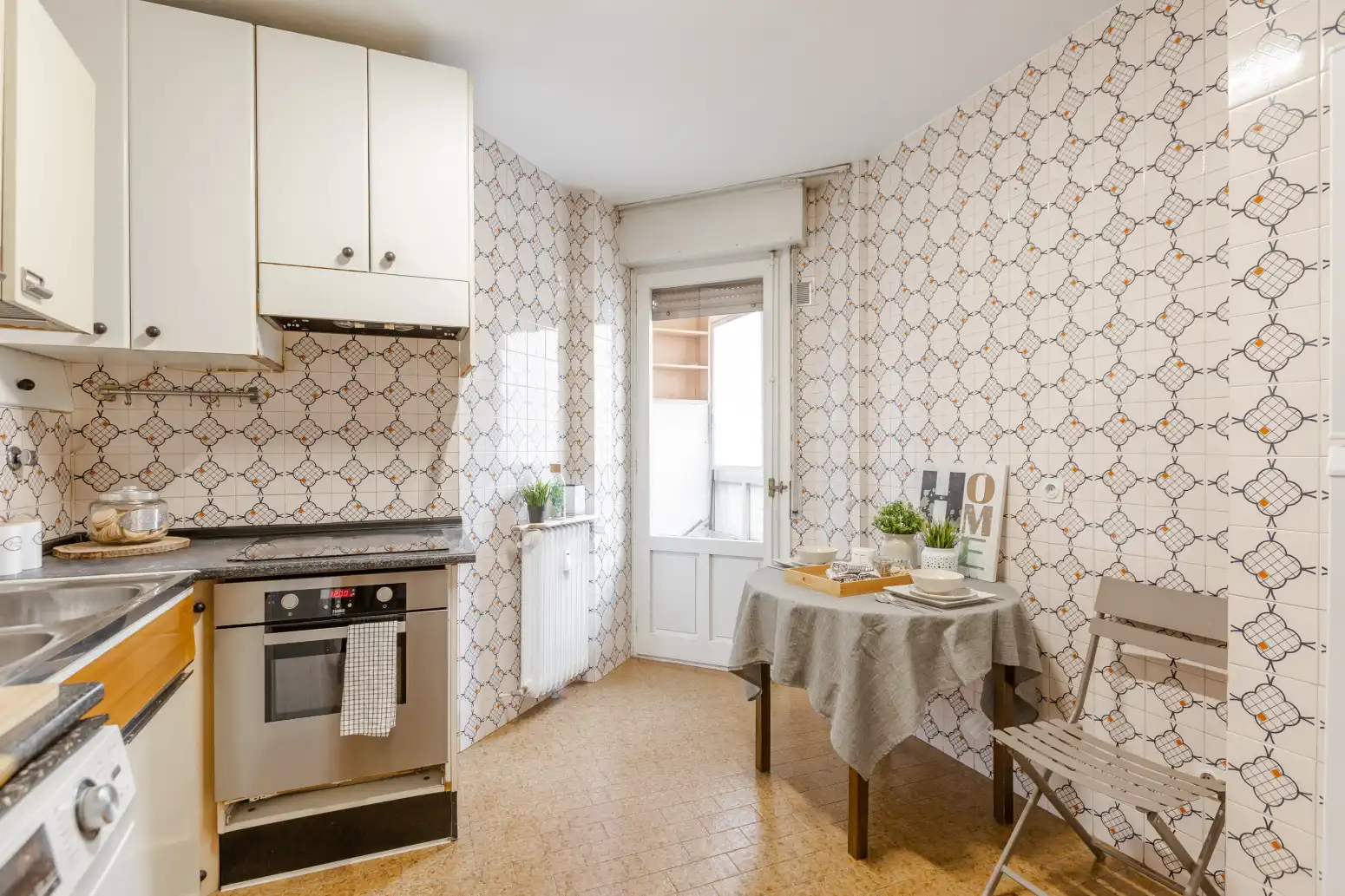 Cocina de Piso en venta en  Pamplona / Iruña con Calefacción, Parquet y Terraza