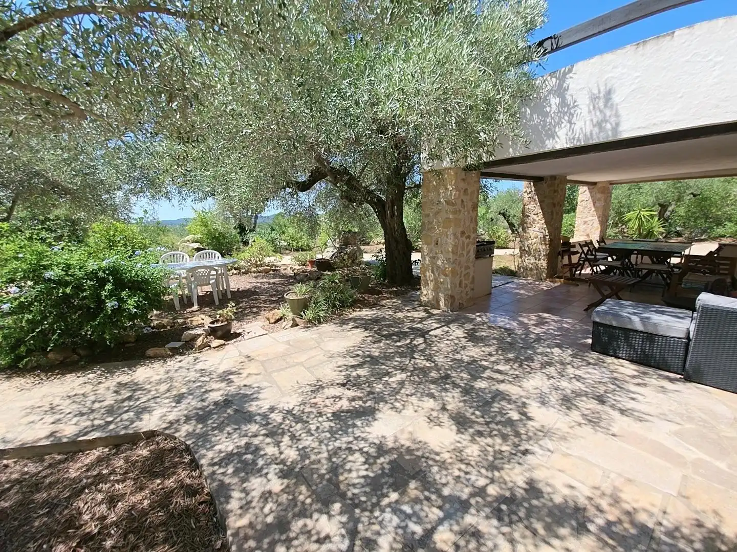 Terrasse von Country house zum Verkauf in L'Ametlla de Mar  mit Privatgarten, Terrasse und Schwimmbad
