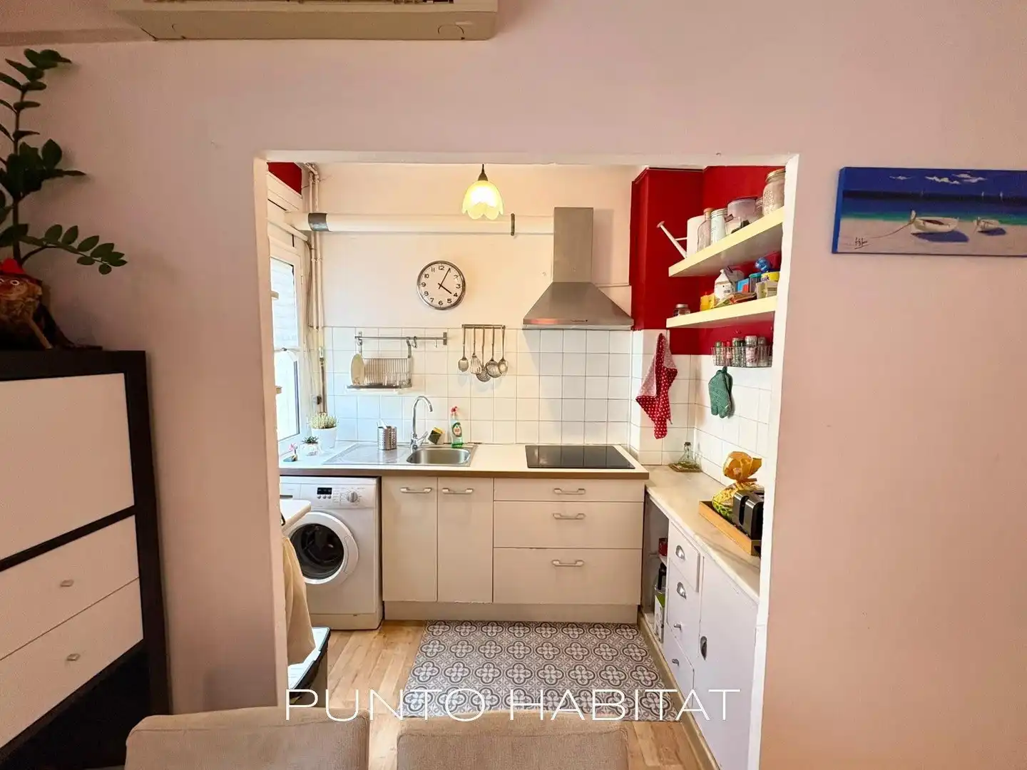 Cocina de Piso en venta en Barcelona con Aire acondicionado, Parquet y Balcón