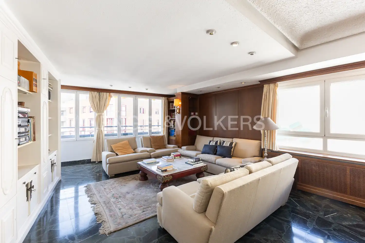 Wohnzimmer von Wohnung zum Verkauf in Valencia mit Klimaanlage und Heizung