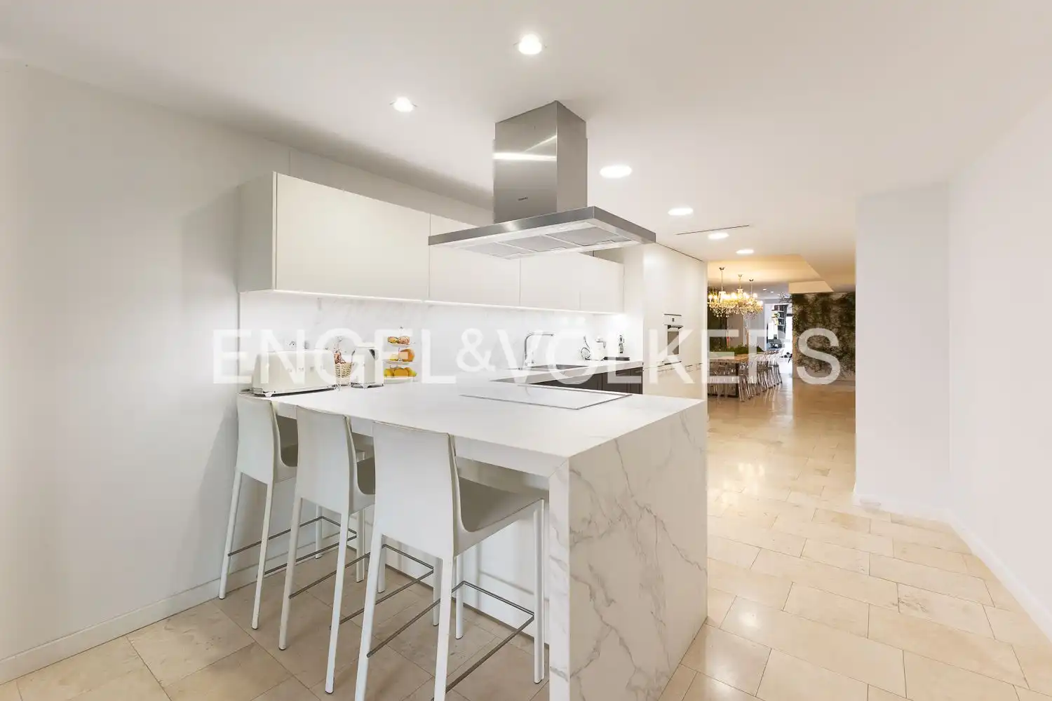 Kitchen of Flat for rent in Valencia  with Air Conditioner, Heating and Terrace