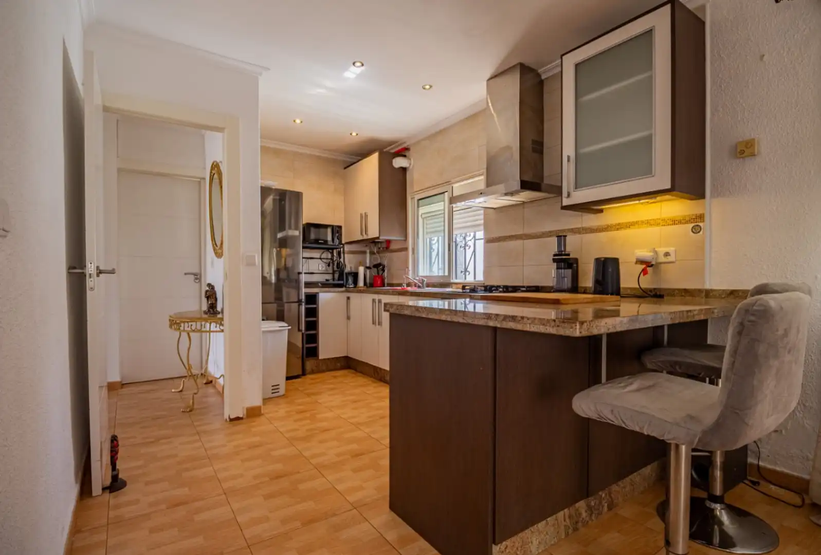 Cocina de Casa o chalet de alquiler en L'Alfàs del Pi con Aire acondicionado, Calefacción y Piscina