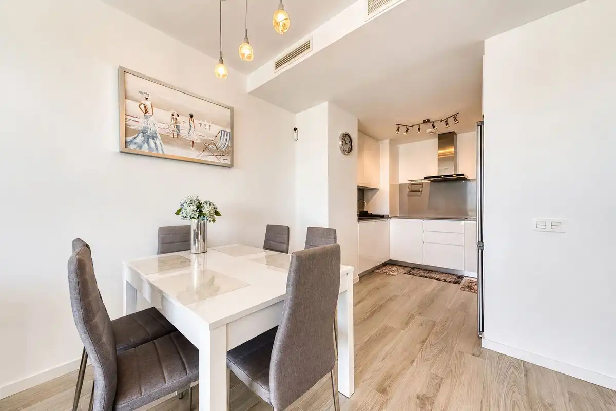 Dining room of Apartments for sale in Estepona  with Air Conditioner, Terrace and Storage room