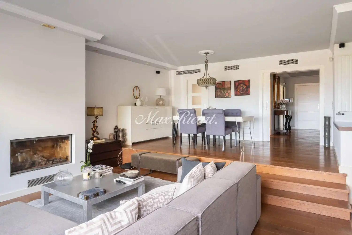 Living room of Houses for rent in Sant Just Desvern  with Air Conditioner, Heating and Terrace