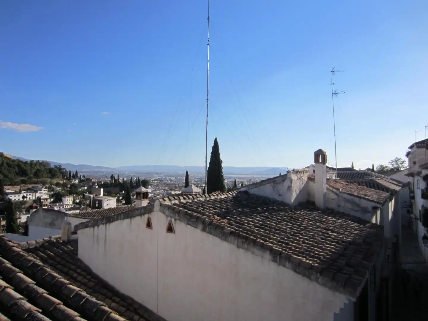 Vista exterior de Casa o chalet en venta en Granada con Terraza
