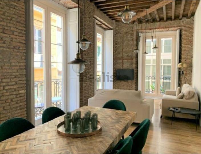 Dining room of Flat to rent in Málaga Capital  with Parquet flooring