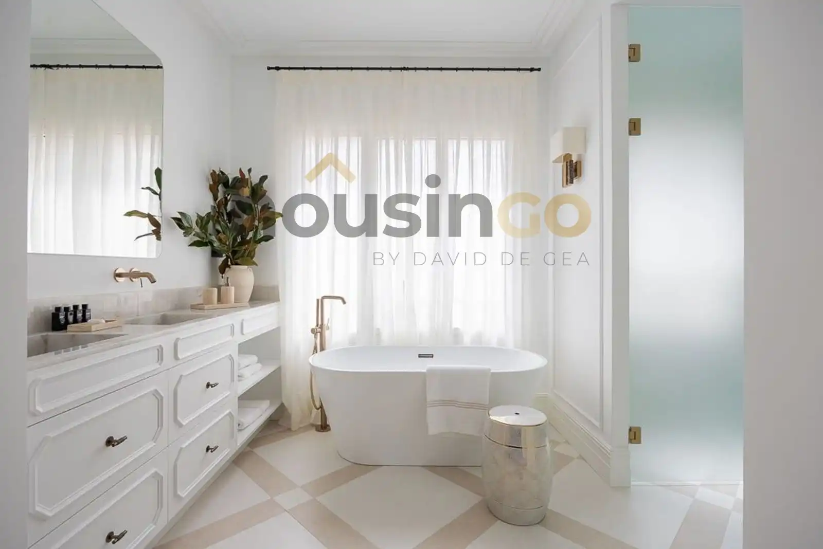 Bathroom of Flat for sale in Madrid  with Air Conditioner, Heating and Parquet flooring