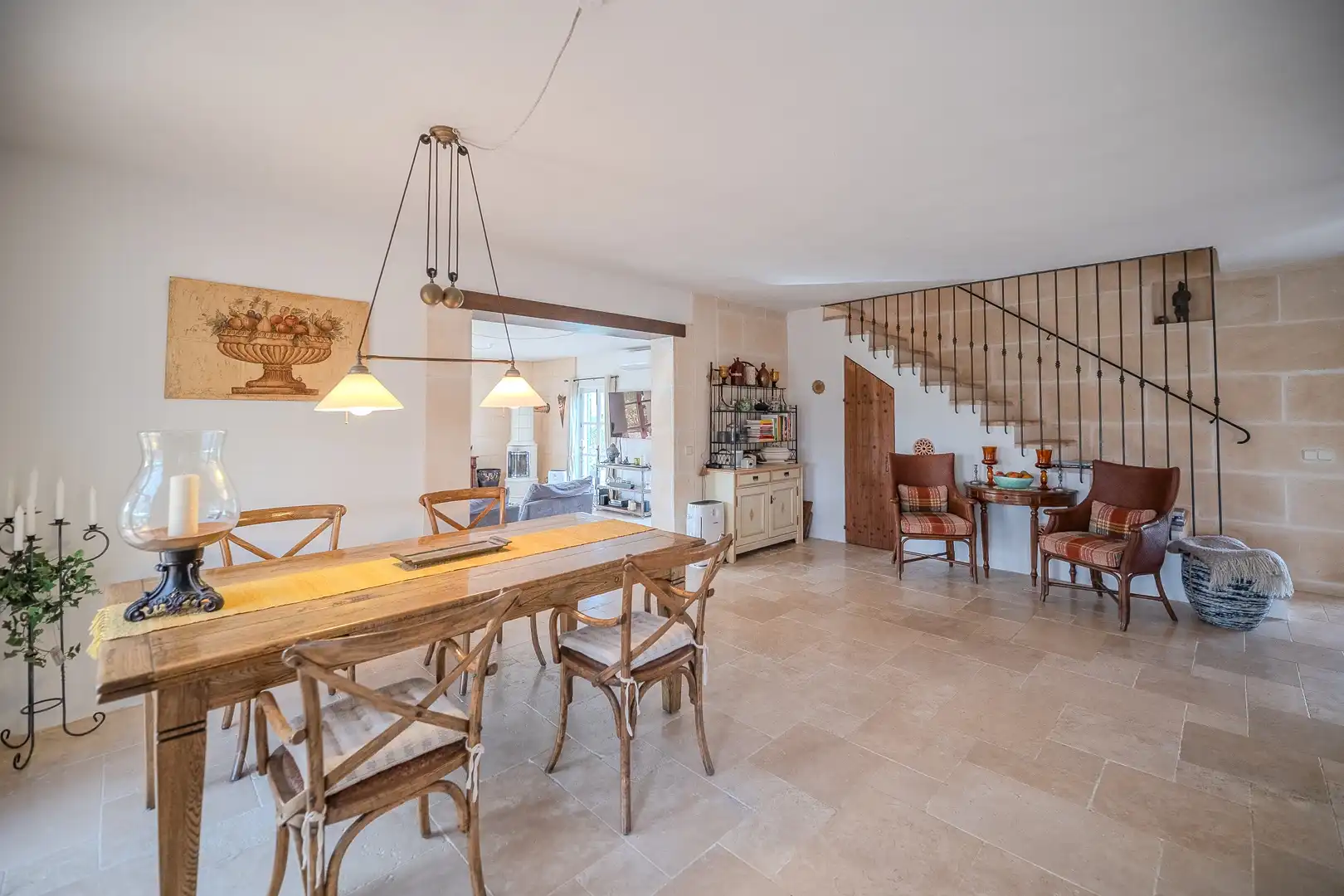 Dining room of Country homes for sale in Manacor  with Air Conditioner, Heating and Storage room